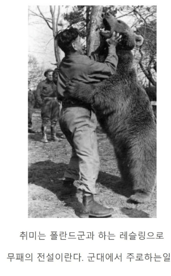 세계 최초 군인이었던 곰