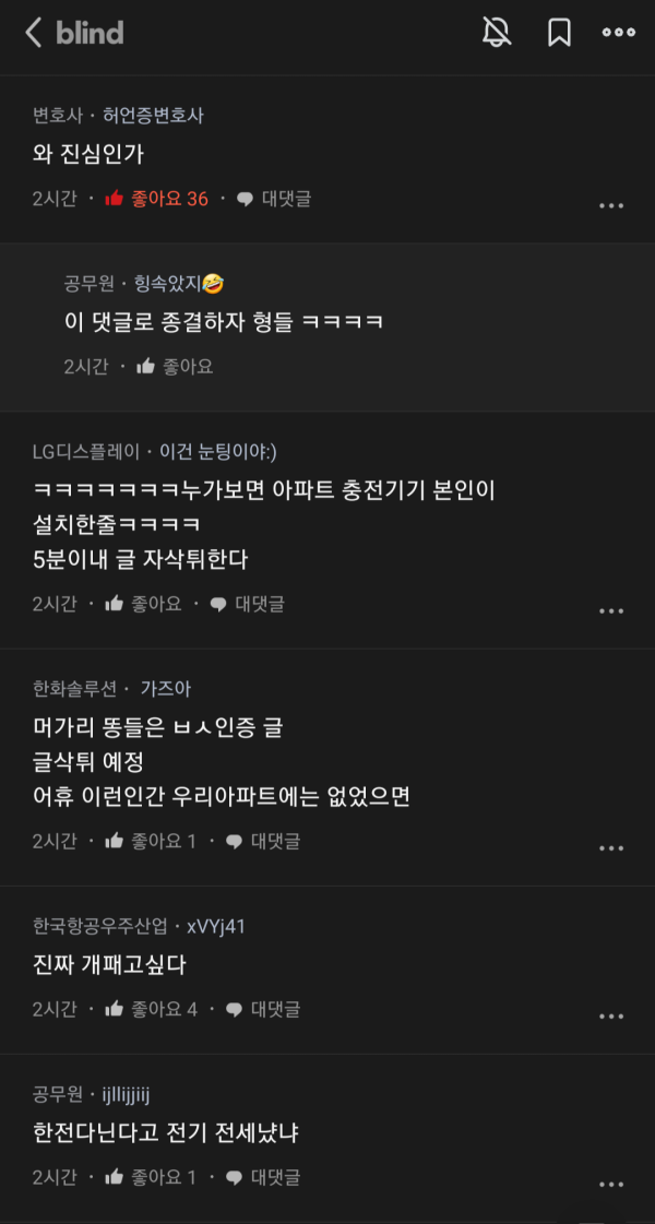 전기차 충전기 뽑혀 있어서 화난 한전 직원